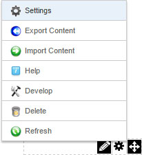 how to open dnn module settings